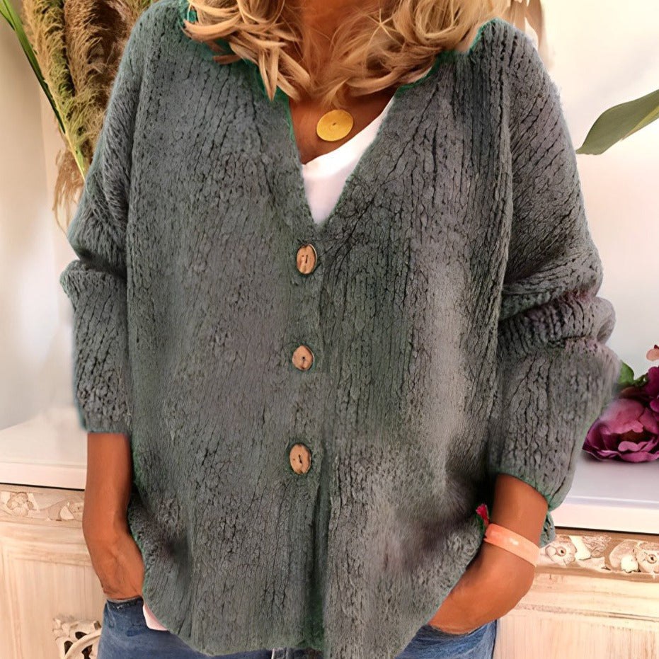 CozyVerve® | V-neck cardigan