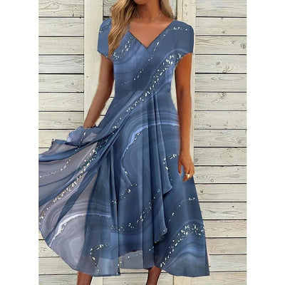 Kalista | V-Neck Midi Dress