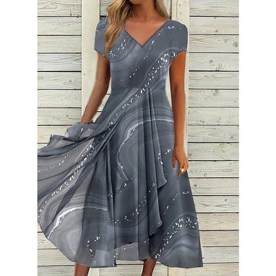 Kalista | V-Neck Midi Dress