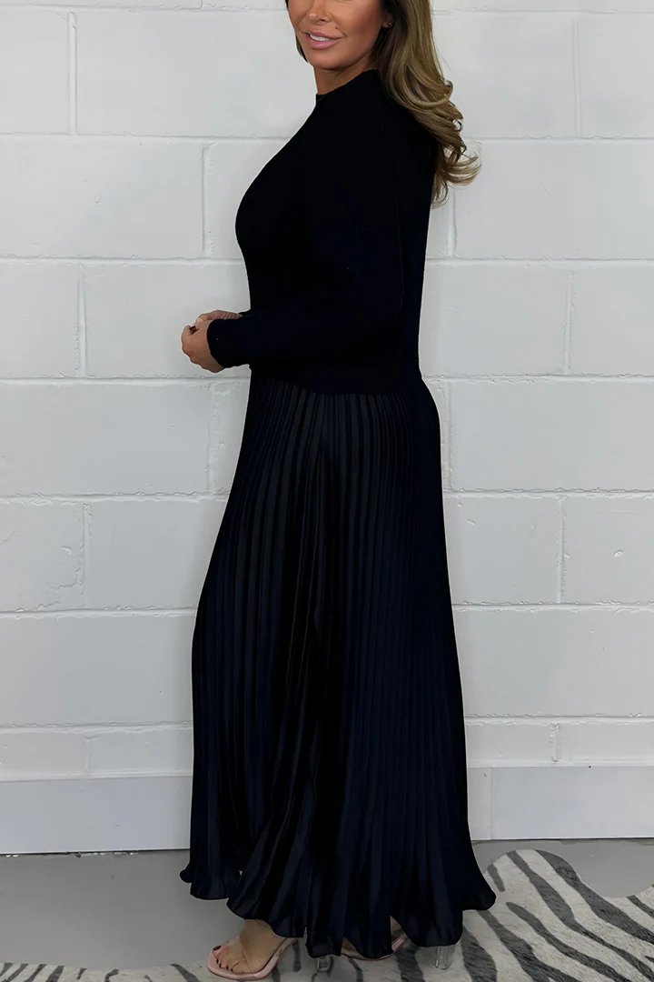 AMELIA™ | Elegant Sweater & Pleated Skirt Combo