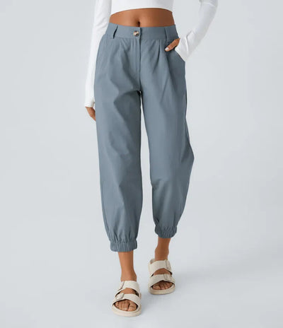 Ria-CasualComfort Zip Pocket Joggers