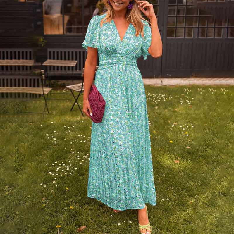 Naomi | Women's Dress with V-Neck